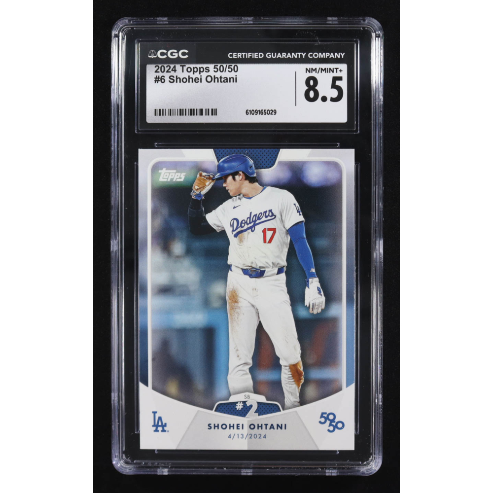 Shohei Ohtani 2024 Topps 50/50 Ohtani #6 (CGC 8.5) at PristineAuction.com