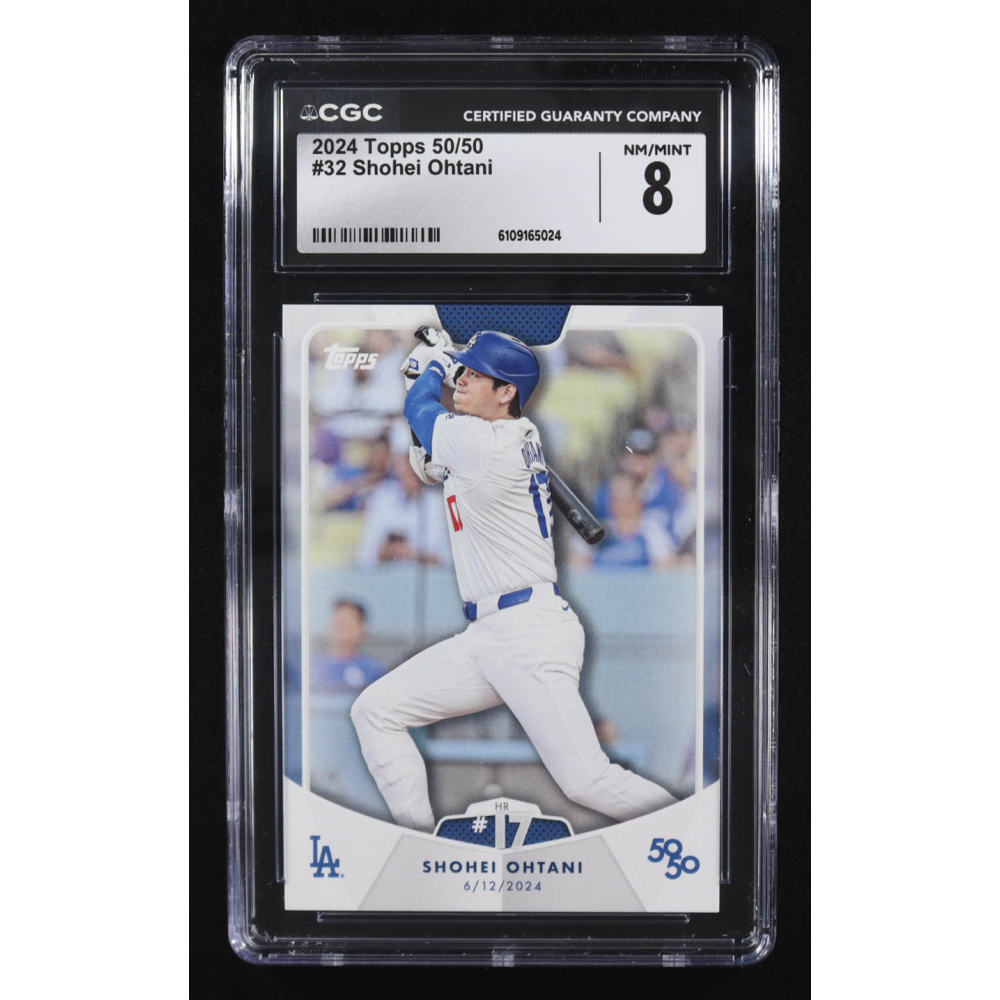 Shohei Ohtani 2024 Topps 50/50 Ohtani #32 (CGC 8) at PristineAuction.com
