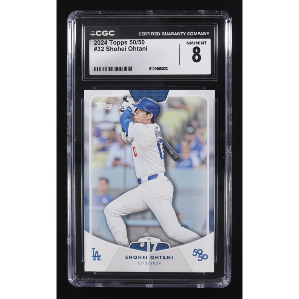 Shohei Ohtani 2024 Topps 50/50 Ohtani #32 (CGC 8) at PristineAuction.com