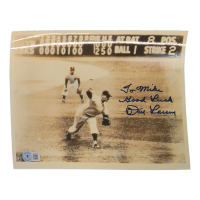 Don Larsen Signed Mets 8x10 Photo Inscribed "Good Luck" (Beckett) at PristineAuction.com