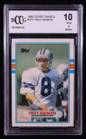 Troy Aikman 1989 Topps Traded #70T RC (BCCG 10) at PristineAuction.com