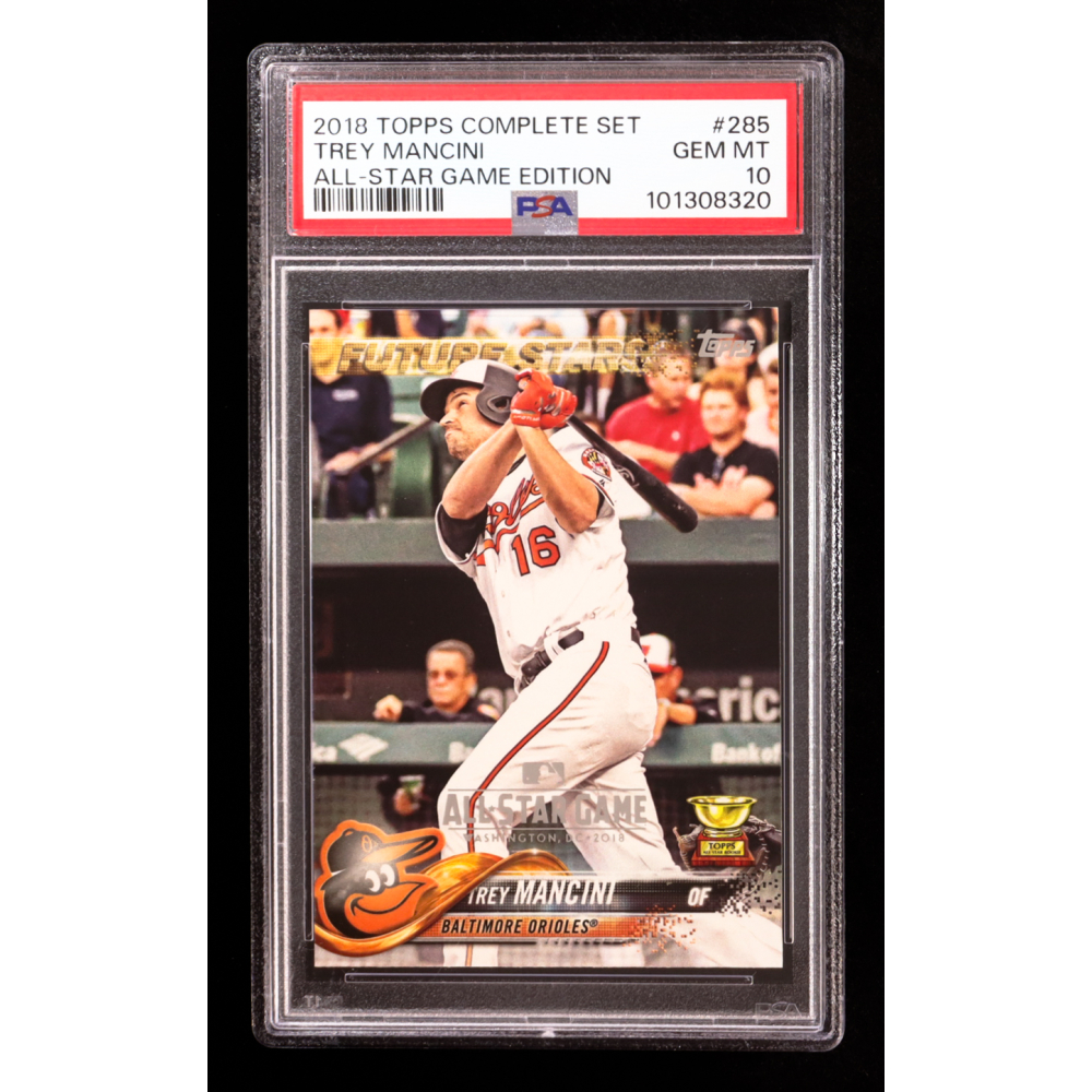 Trey Mancini 2018 Topps Factory Set All-Star Game Edition #285 (PSA 10) at PristineAuction.com