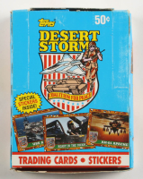 1991 Topps Desert Storm Trading Cards & Stickers Box with (36) Packs at PristineAuction.com