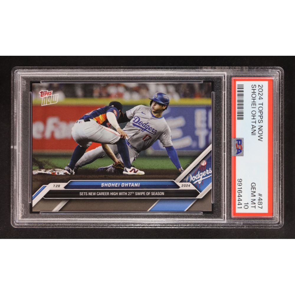 Shohei Ohtani 2024 Topps Now #487 (PSA 10) at PristineAuction.com
