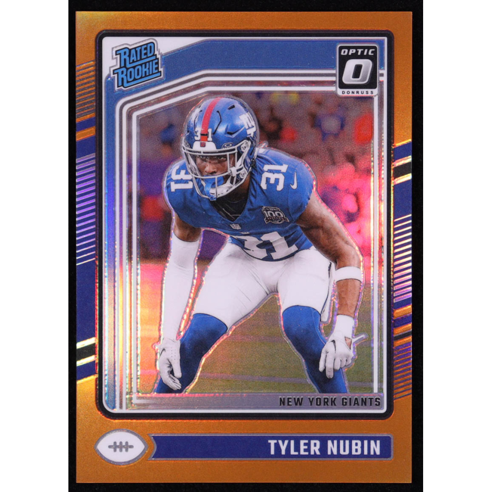 Tyler Nubin 2024 Donruss Optic Orange RR #296 #074/249 RC at PristineAuction.com