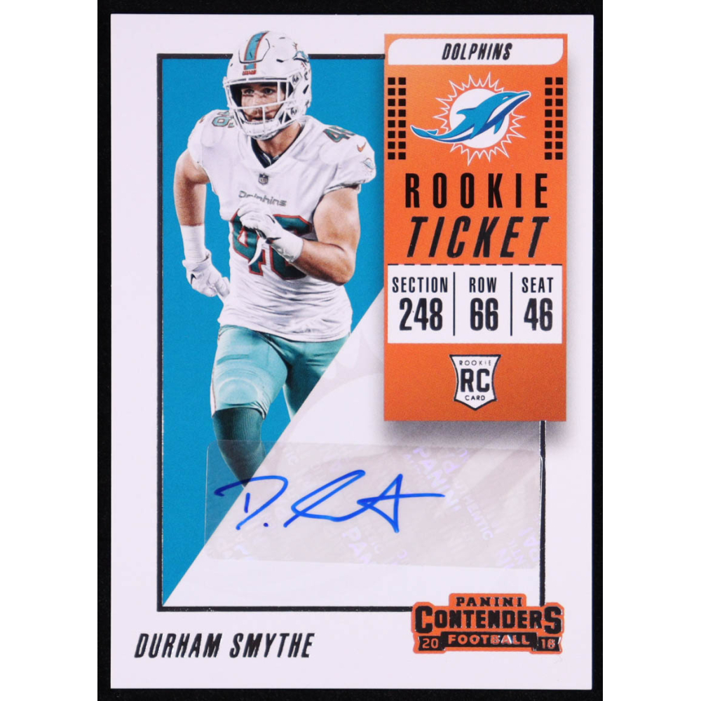 Durham Smythe 2018 Panini Contenders AU #316 RC at PristineAuction.com