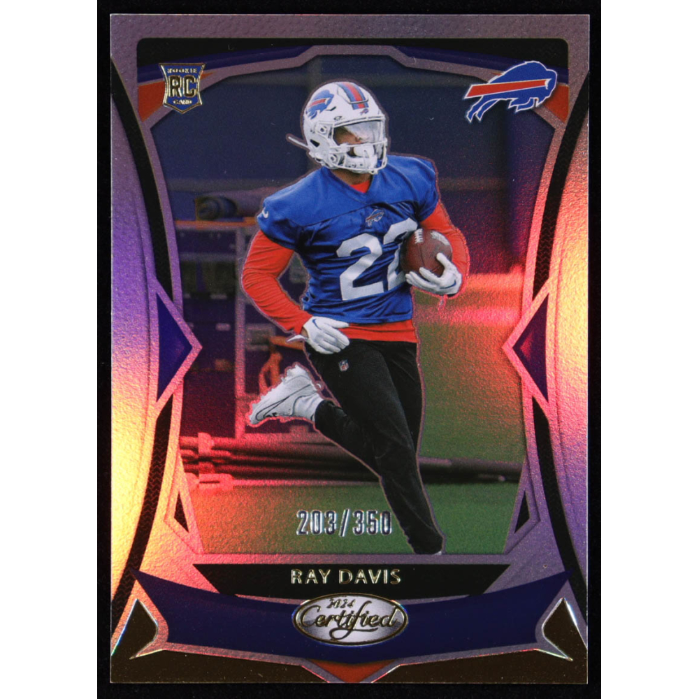 Ray Davis 2024 Certified Mirror #196 #203/350 RC at PristineAuction.com