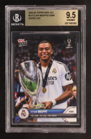 Kylian Mbappe 2024-25 Topps Now UEFA Champions League #2 / Super Cup (BGS 9.5) at PristineAuction.com