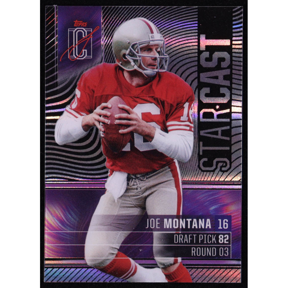 Joe Montana 2024 Topps Signature Class Star Cast #SC-10 at PristineAuction.com