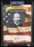 James A. Garfield 2020 A Word From POTUS #AWFJAG Handwriting Relic at PristineAuction.com