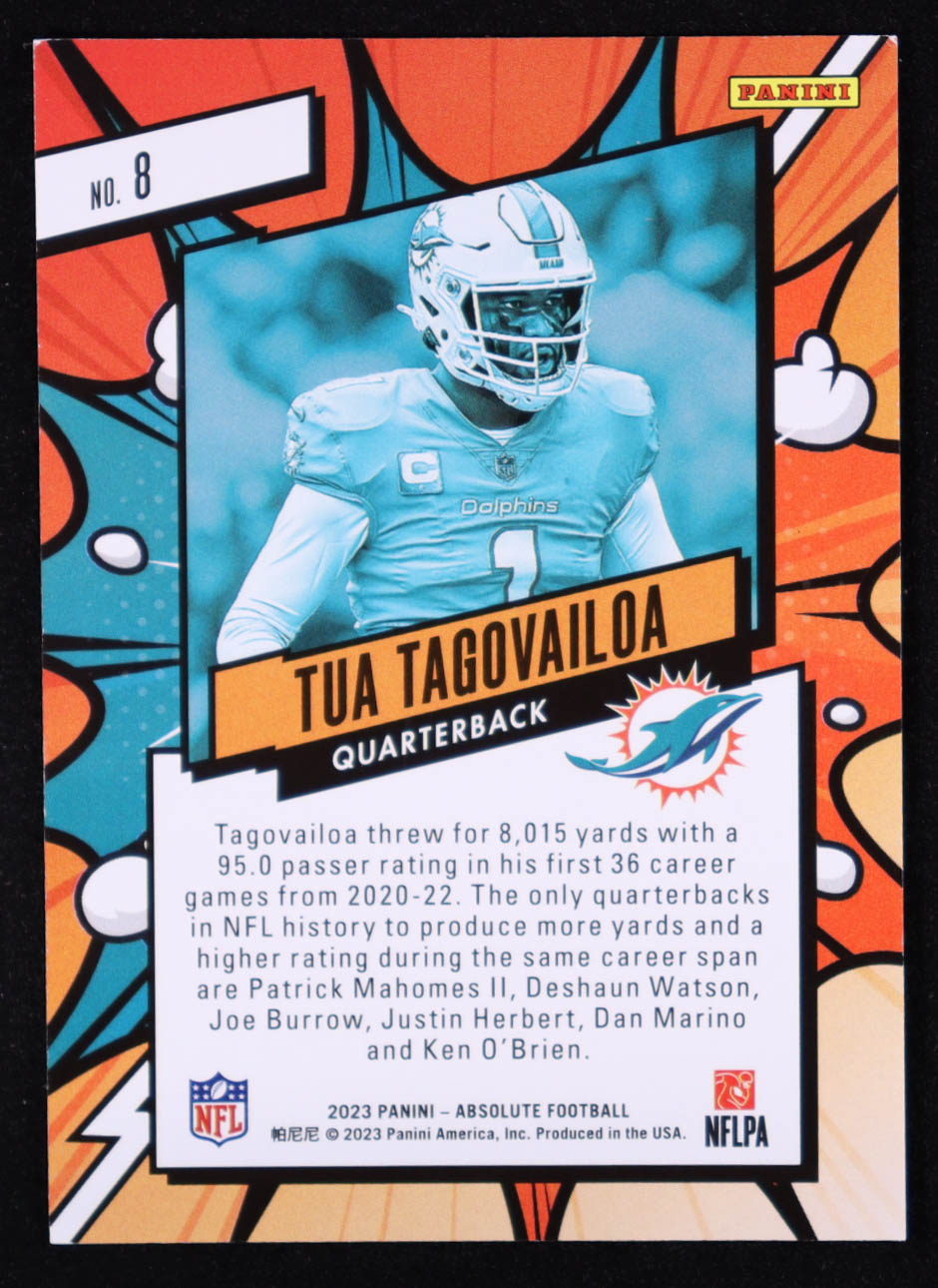 Tua Tagovailoa 2023 Absolute Explosive #8 at PristineAuction.com Tua Tagovailoa 2023 Absolute Explosive #8 at PristineAuction.com