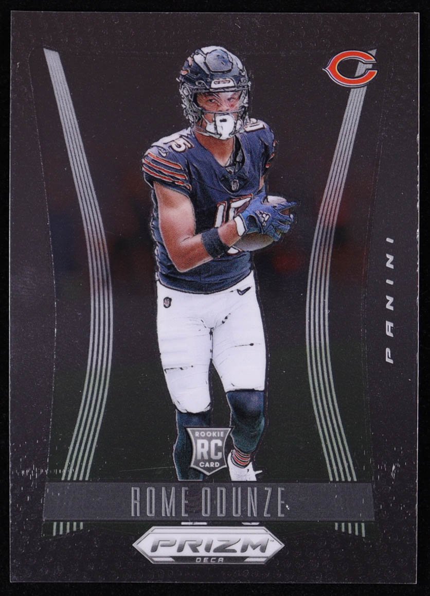 Rome Odunze 2024 Panini Prizm Deca #53 RC at PristineAuction.com Rome Odunze 2024 Panini Prizm Deca #53 RC at PristineAuction.com