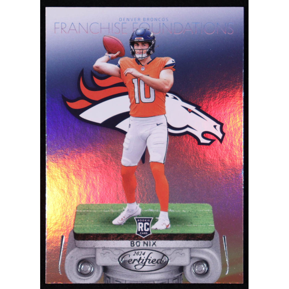 Bo Nix 2024 Certified Franchise Foundations #8 RC at PristineAuction.com