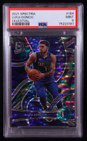 Luka Doncic 2021-22 Panini Spectra Celestial Spectacular Debut #164 #89/99 (PSA 9) at PristineAuction.com
