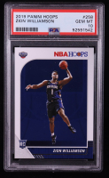 Zion Williamson 2019-20 Panini NBA Hoops #258 RC (PSA 10) at PristineAuction.com