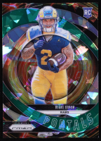 Blake Corum 2024 Panini Prizm Portals Prizms Green Ice #8 RC at PristineAuction.com