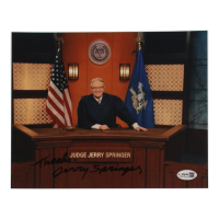 Jerry Springer Signed "Judge Jerry" 8x10 Photo Inscribed "Thanks" (JSA) at PristineAuction.com