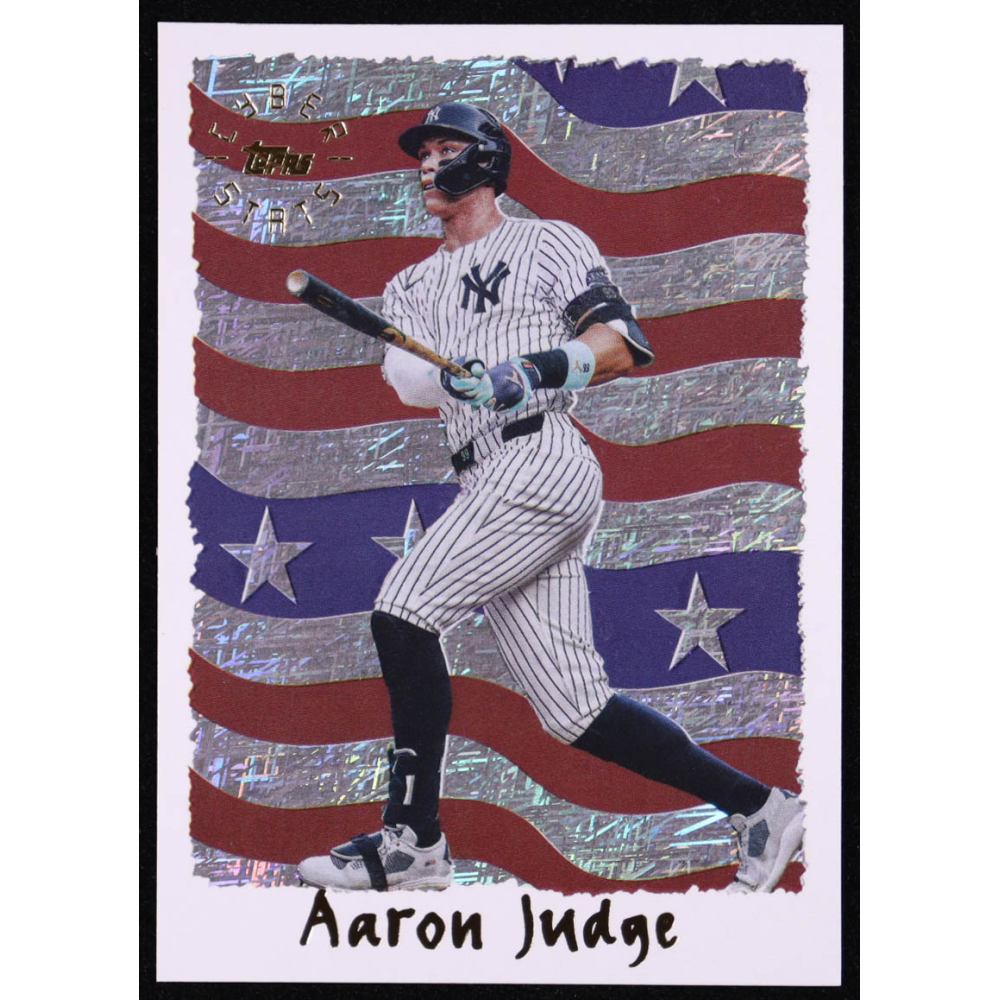 Aaron Judge 2025 Topps Archives '95 Topps Cyberstats #95C1 at PristineAuction.com