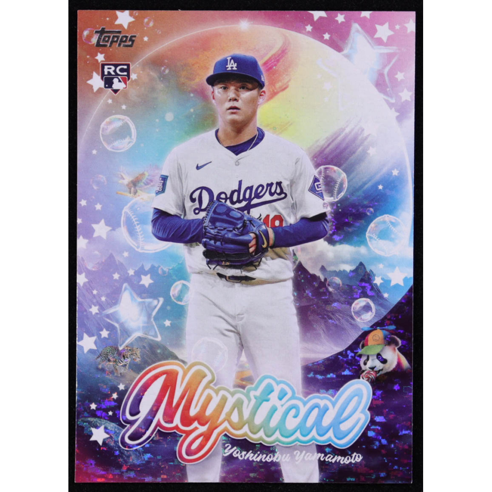 Yoshinobu Yamamoto 2024 Topps Update Mystical #MYS13 RC at PristineAuction.com