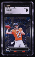 Bo Nix 2024 Donruss Optic My House! #10 RC (CGC 10) at PristineAuction.com