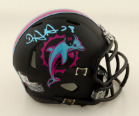 Devon Achane Signed Dolphins Miami Vice Alternate Speed Mini Helmet (Beckett) at PristineAuction.com