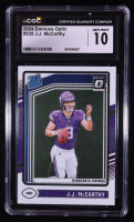 JJ McCarthy 2024 Donruss Optic #235 RC (CGC 10) at PristineAuction.com