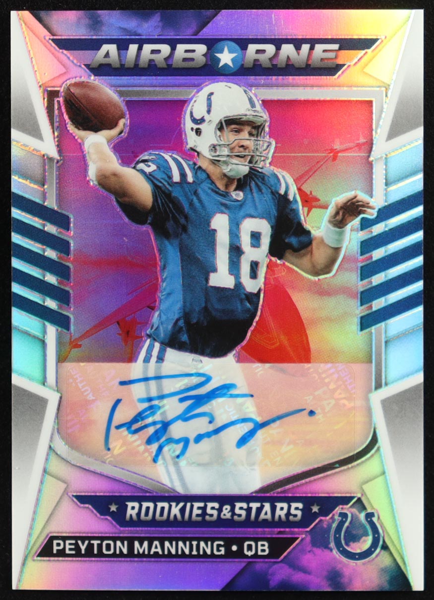 Peyton Manning 2022 Rookies and Stars Airborne Signatures #23 #2/5 at PristineAuction.com Peyton Manning 2022 Rookies and Stars Airborne Signatures #23 #2/5 at PristineAuction.com