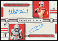 Quinshon Judkins / Will Howard 2025 Panini National Treasures Collegiate Dual Signatures #5 #35/99 RC at PristineAuction.com