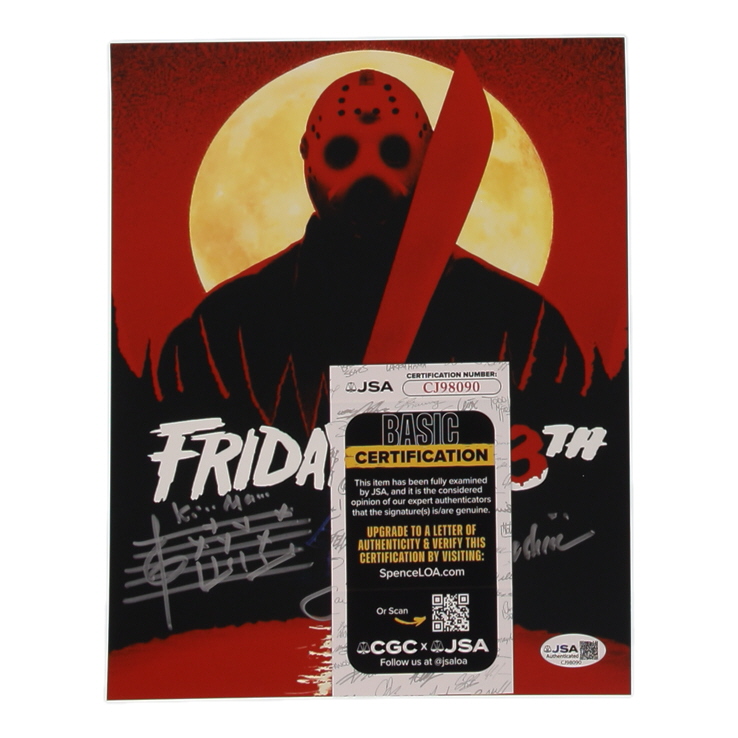 Harry Manfredini Signed "Friday the 13th" 8x10 Photo with Hand-Sketched Musical Notation (JSA) at PristineAuction.com Harry Manfredini Signed "Friday the 13th" 8x10 Photo with Hand-Sketched Musical Notation (JSA) at PristineAuction.com