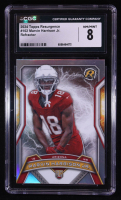 Marvin Harrison Jr. 2024 Topps Resurgence Refractors #102 RC (CGC 8) at PristineAuction.com
