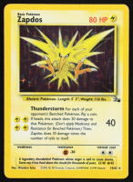 Zapdos 1999 Pokemon Fossil Unlimited #15 at PristineAuction.com