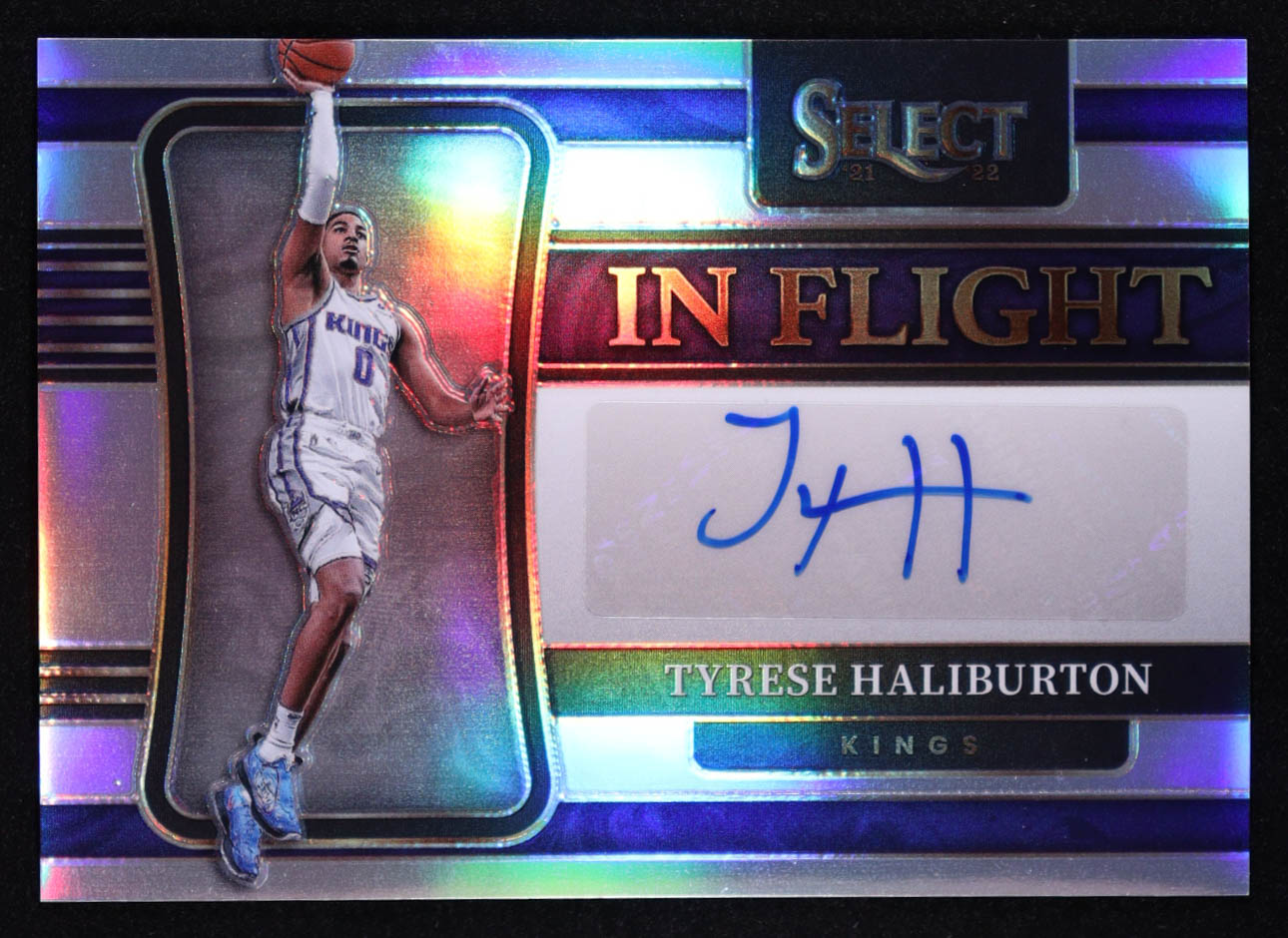 Tyrese Haliburton 2021-22 Select In Flight Signatures #3 #025/249 at PristineAuction.com Tyrese Haliburton 2021-22 Select In Flight Signatures #3 #025/249 at PristineAuction.com
