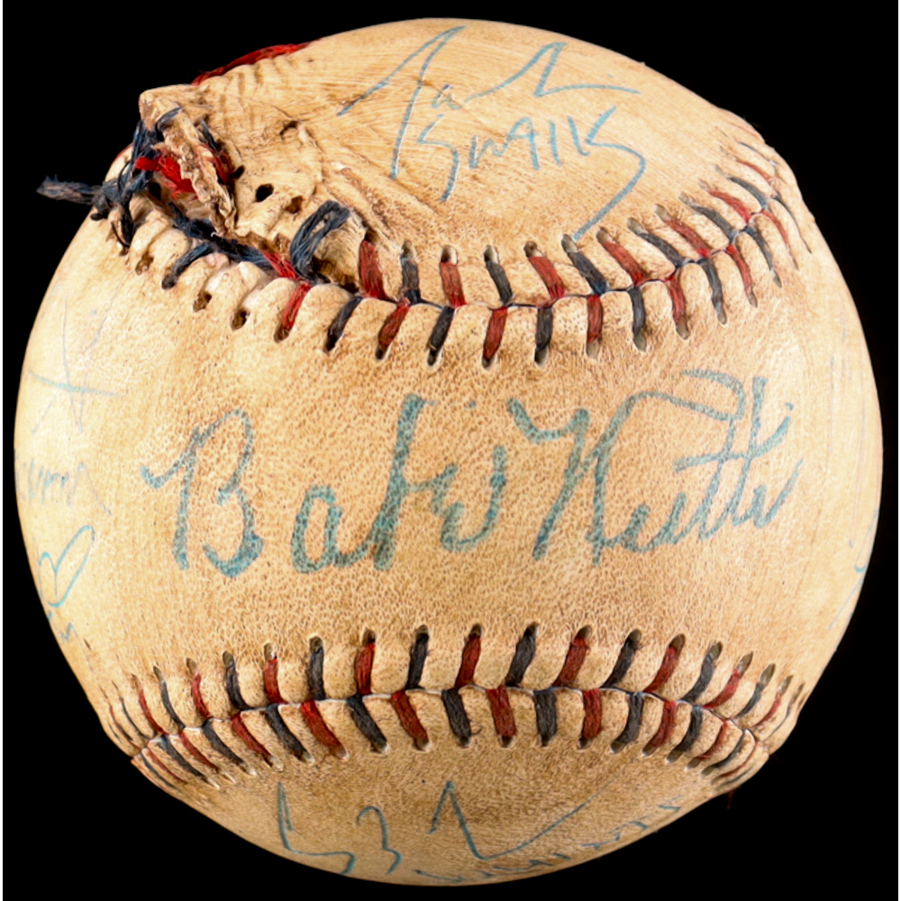 "The Sandlot" Replica Baseball Cast-Signed By (7) with Patrick Renna, Chauncey Leopardi, Brandon Adams, Tom Guiry with Character Name Inscriptions (JSA) at PristineAuction.com