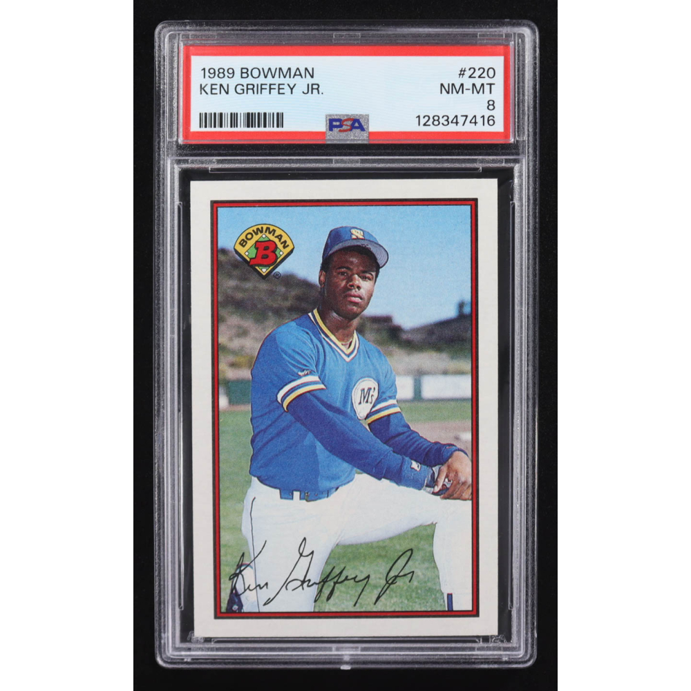 Ken Griffey Jr. 1989 Bowman #220 RC (PSA 8) at PristineAuction.com