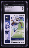 CeeDee Lamb 2020 Panini Chronicles #25 RC (CGC 10) at PristineAuction.com