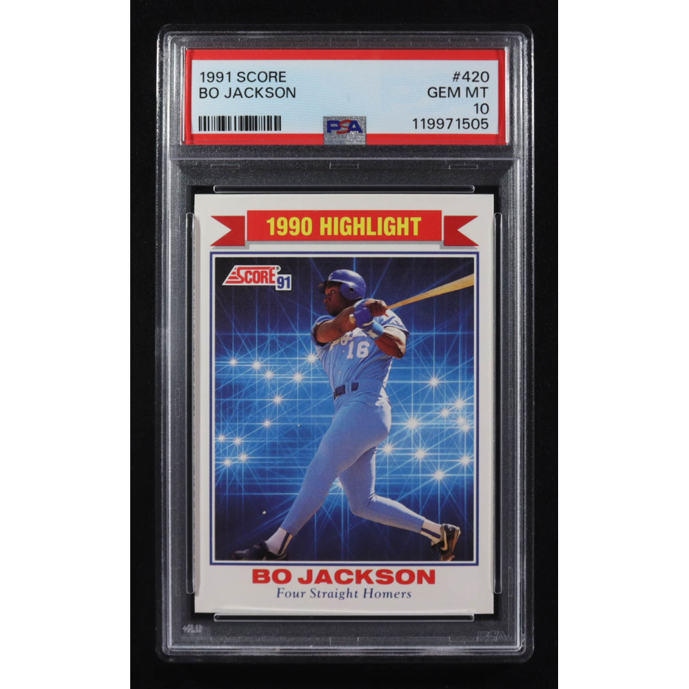 Bo Jackson 1991 Score #420 (PSA 10) at PristineAuction.com