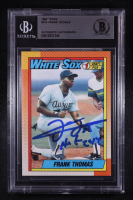 Frank Thomas Signed 1990 Topps #414 RC Inscribed "HOF 2014" (Beckett) at PristineAuction.com