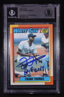 Frank Thomas Signed 1990 Topps #414 RC Inscribed "HOF 2014" (Beckett) at PristineAuction.com