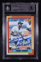 Frank Thomas Signed 1990 Topps #414 RC Inscribed "HOF 2014" (Beckett) at PristineAuction.com
