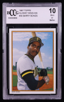 Barry Bonds 1987 Topps Glossy Send-Ins #30 #30/60 (BCCG 10) at PristineAuction.com