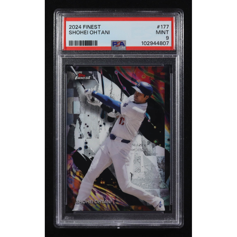 Shohei Ohtani 2024 Topps Finest #177 (PSA 9) at PristineAuction.com