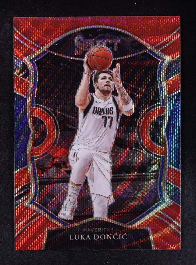 Luka Doncic 2020-21 Select Prizms Red Wave #15 at PristineAuction.com Luka Doncic 2020-21 Select Prizms Red Wave #15 at PristineAuction.com