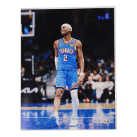 Shai Gilgeous-Alexander Signed Thunder 11x14 Photo (JSA) at PristineAuction.com
