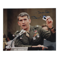 Oliver North Signed 8x10 Photo Inscribed "Semper Fidelis" (JSA) at PristineAuction.com