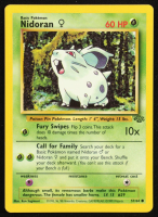 Nidoran 1999 Pokemon Jungle Unlimited #57 at PristineAuction.com