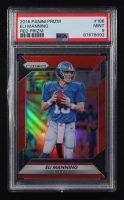Eli Manning 2016 Panini Red Prizm #186 (PSA 9) at PristineAuction.com
