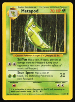 Metapod 1999 Pokemon Base Unlimited #54 at PristineAuction.com