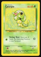 Caterpie 1999 Pokemon Base Unlimited #45 at PristineAuction.com
