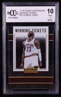 LeBron James 2017-18 Panini Contenders Winning Tickets #23 (BCCG 10) at PristineAuction.com