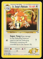 Lt. Surge's Raticate 2000 Pokemon Gym Heroes Unlimited #51 at PristineAuction.com
